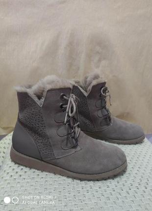 Кожаные ботинки emu1 фото