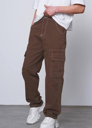 Мужские джинсы карго, хлопок 100%, размеры 29,30,31,323 фото