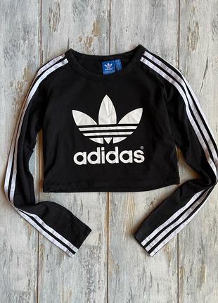 Укороченный свитшот adidas