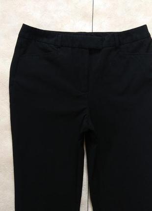 Классические черные зауженные штаны брюки с высокой талией autograph, 10 pазмер.2 фото