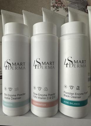 Новіночки smart4derma!!! ензимні пудри в асортименті!!!1 фото