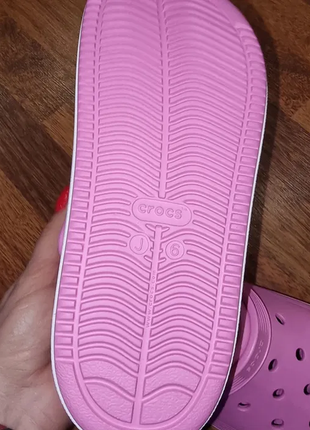 Крокс крокбенд клог рожеві crocs crocband clog off court taffy pink6 фото