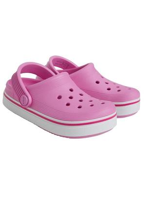 Крокс крокбенд клог рожеві crocs crocband clog off court taffy pink1 фото