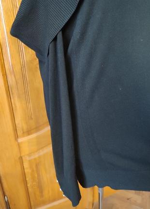 Оригинальный джемпер-блуза открытые плечи батал7 фото