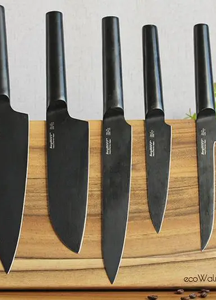 Магнитная деревянная доска подставка для ножей кухонная с гравировкой