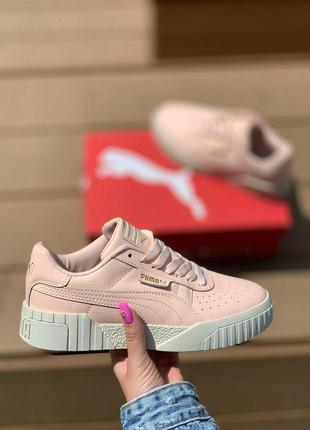 Женские кроссовки puma cali pink2 фото