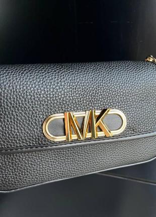 Жіноча сумка michael kors parker shoulder bag black чорна подарунок на 8 березня5 фото