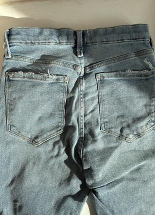 Женские светлые джинсы клеш2 фото
