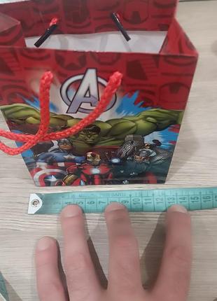Подарочные пакеты marvel 6