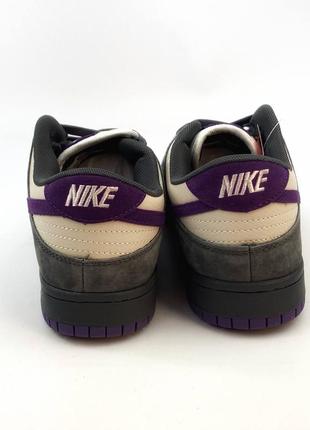 Nike sb dunk low pro purple&amp;grey6 фото