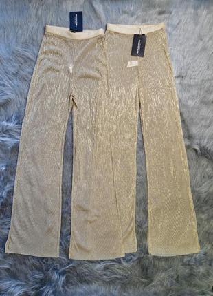 Прозрачные брюки с люрексом7 фото