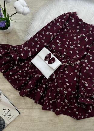 Детские платья с сумочкой для девочек