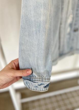 Подовжена джинсова курточка pimkie 💙💙7 фото