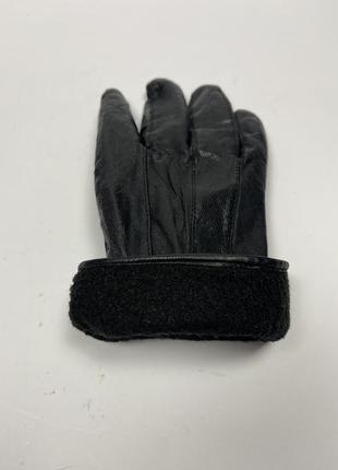 Мужские кожаные перчатки на подкладке2 фото