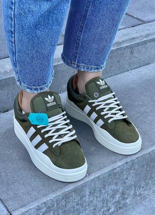 Adidas campus light x bad bunny low wild moss кроссовки