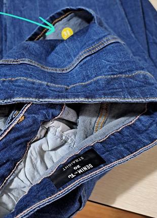 Высокий рост большой размер фирменные прямые стрейч джинсы bootcut7 фото