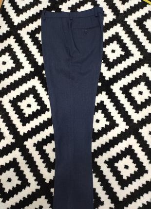 Брюки брюки мужские прямые синие со стрелками next, размер m, w31-328 фото