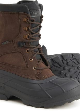 Чоловічі чоботи kamik naples winter boots waterproof, insulated, leather1 фото