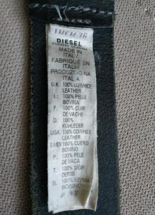 Ремень винтажный diesel original italy размер 90/36.5 фото