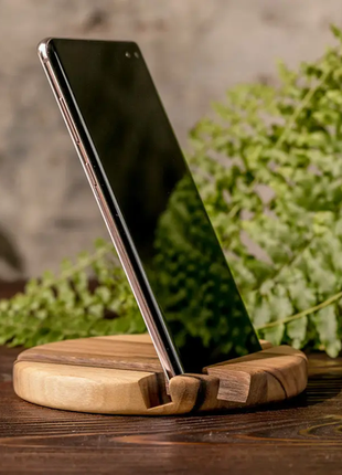 Дерев'яна підставка-органайзер тримач для iphone/телефону/смартфону/планшета/ipad3 фото
