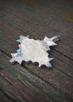 Срібний кулон ручної роботи сварга5 фото