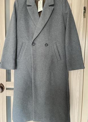 Пальто с шерстью в составе, новое, не подобрано размер