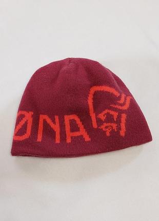 Вовняна шапка norrona /29 logo beanie merino wool