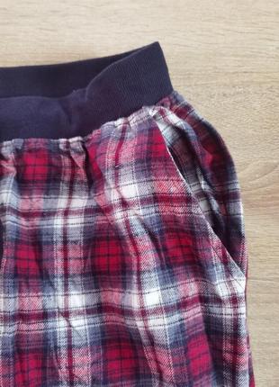 Брендові домашні фланелеві натуральні штани розміру s6 фото