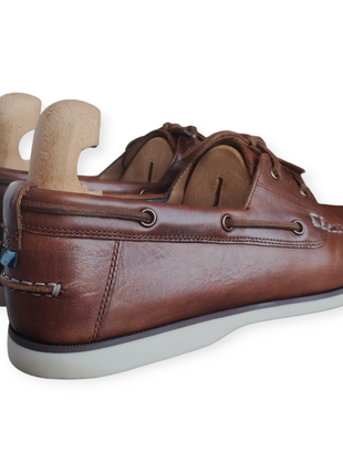Marks & spencer розмір 44 28-28,5см чоловічі топсайдери лодочні туфлі мокасини лофери натуральна шкіра оригінальні4 фото