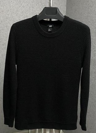 Черный свитер от бренда h&m2 фото