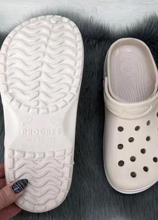 Хит сезона! жэнкиэ 36-41p кроксы/сланца женские сабо/crocs/шлепанцы/8 фото