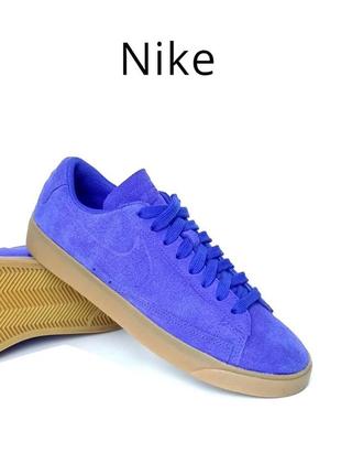 Кожаные женские кроссовки nike blazer оригинал