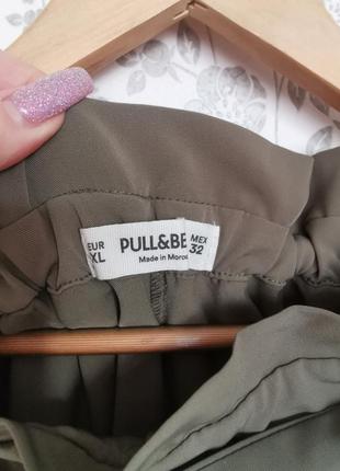 Брюки оливкового кольору pull&amp;bear 3