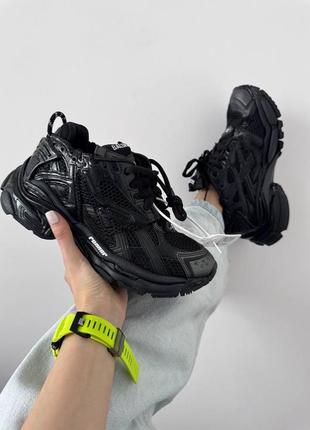 Женская обувь balenciaga runner trainer black premium