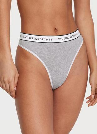 Бавовняні трусики стрінги висока посадка victoria´s secret оригінал1 фото