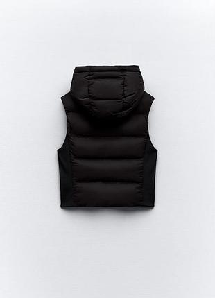 Водоотталкивающий жилет zara с ветрозащитой7 фото