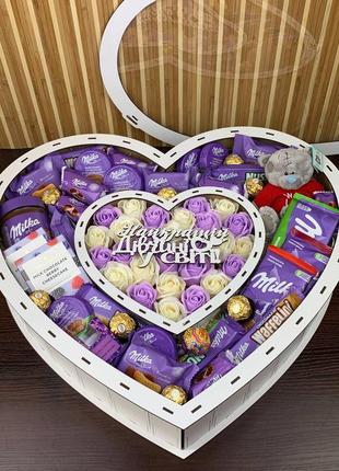 Бокс из сладостей milka😍