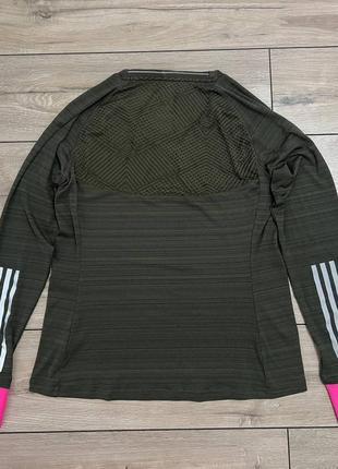 Женская спортивная кофта беговая на длинный рукав adidas running xl7 фото