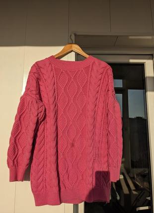 Трикотажный свитер-платье