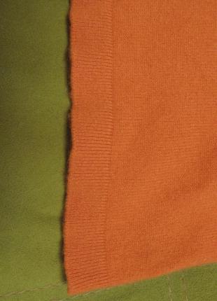Пуловер короткий легкий оранжевый размер 483 фото