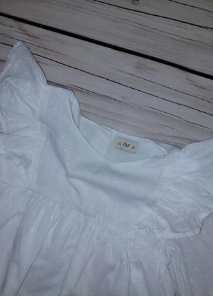 Біла блуза тунічка 3-4р.3 фото