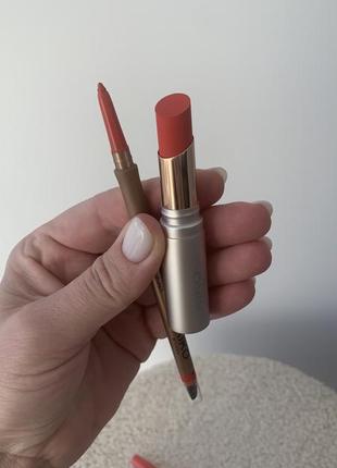 Матовая помада от kiko и автоматический карандаш для губ2 фото