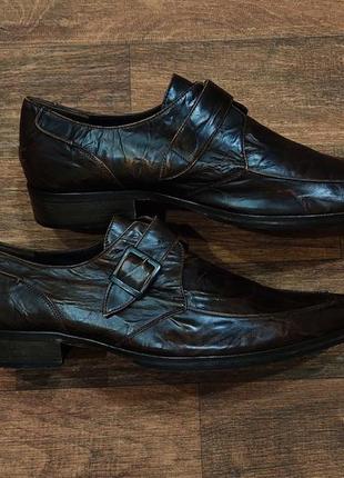 Walder оригинальные мужские кожаные туфли монки козаки
