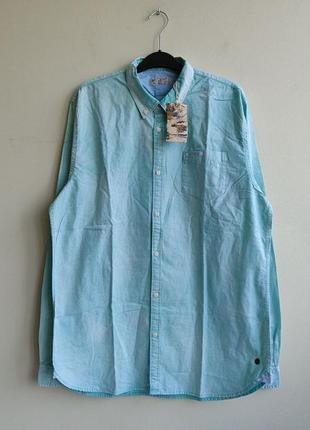 Плотная текстурная мужская хлопковая рубашка scotch&soda amsterdam couture