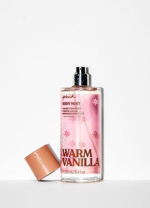 Парфюмированный спрей для тела victoria's secret pink warm vanilla