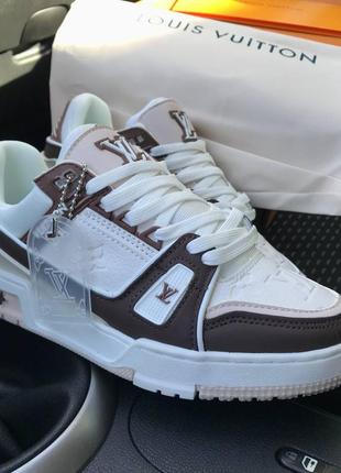 Женские кроссовки louis vuitton trainer sneaker3 фото