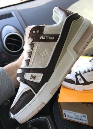 Женские кроссовки louis vuitton trainer sneaker9 фото