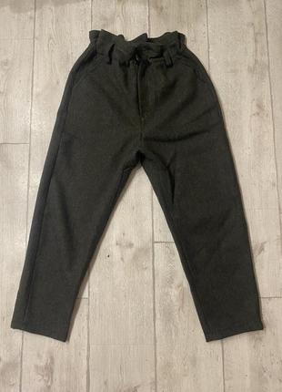 Теплые брюки в стиле zara