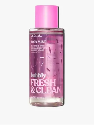 Парфюмированный спрей для тела victoria's secret pink bubbly fresh & clean