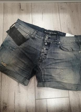 Женские джинсовые шорты, итальянского бренда,26mond новые, оригинал.8 фото